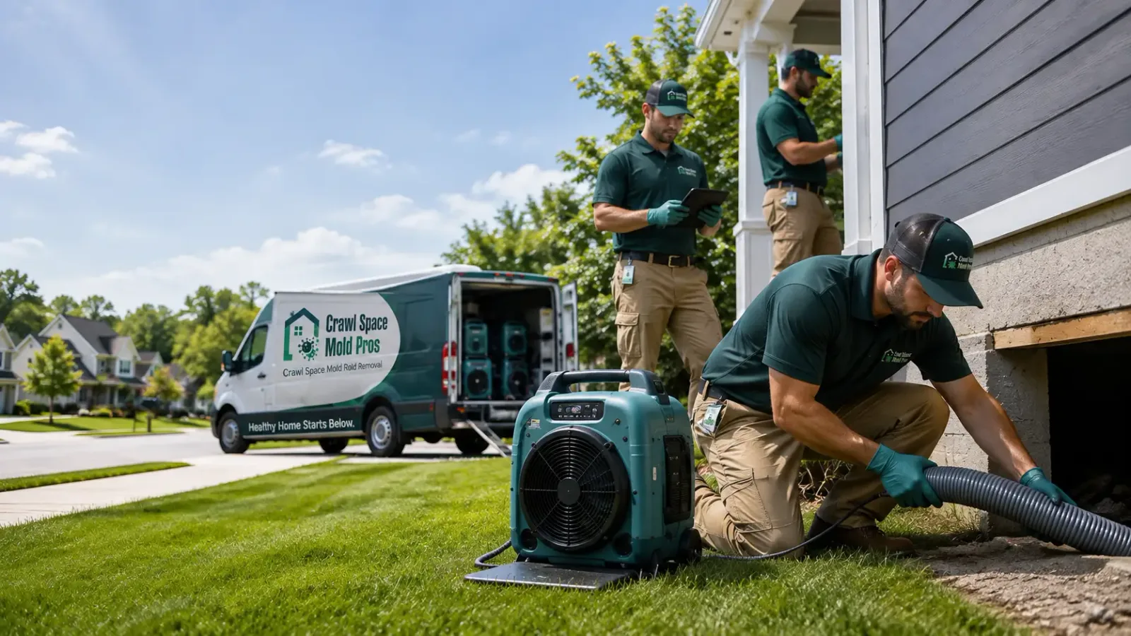 Crawl Space Mold Removal in Lincoln, MA